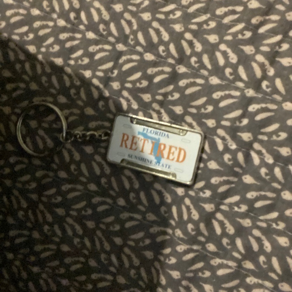 Retired Florida keychain